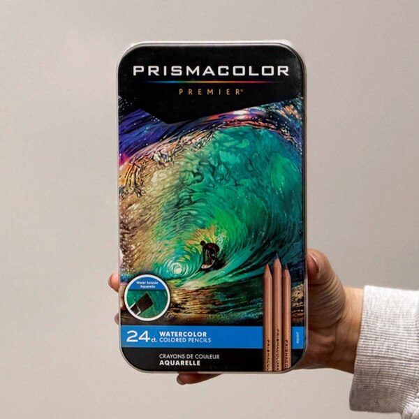 Prismacolor watercolor colored pencils 24 pack front